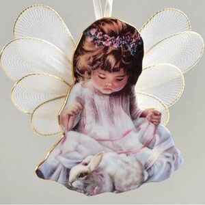 Vintage Bradford Editions- Loving Kindness Heavens Little Angel Ornament